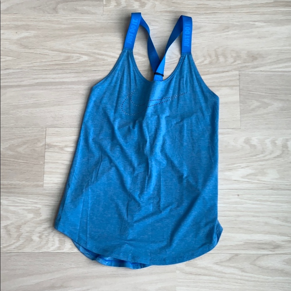 Blue Nike Dri-fit  tank top size small